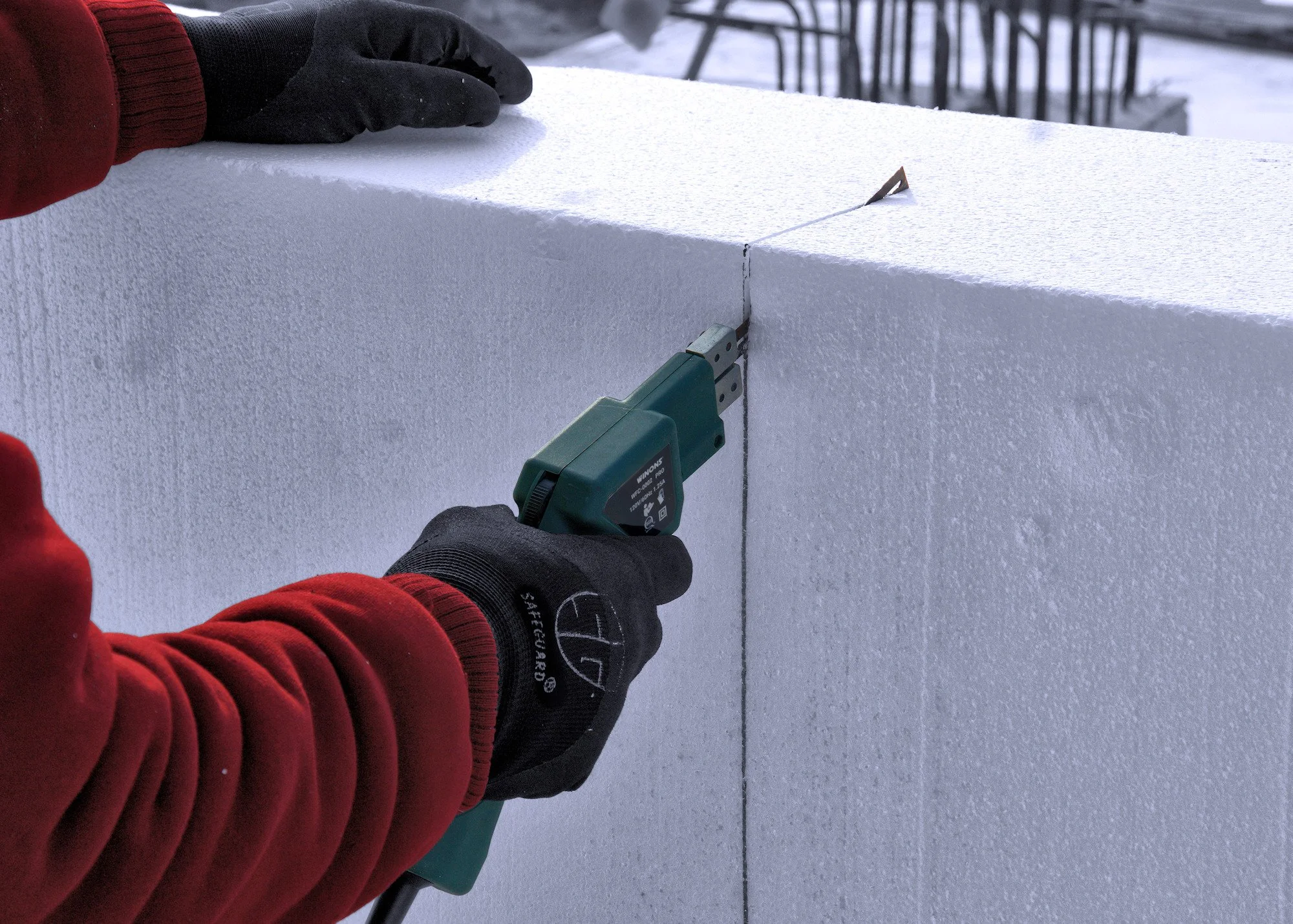 construction heat saw foam board cutting