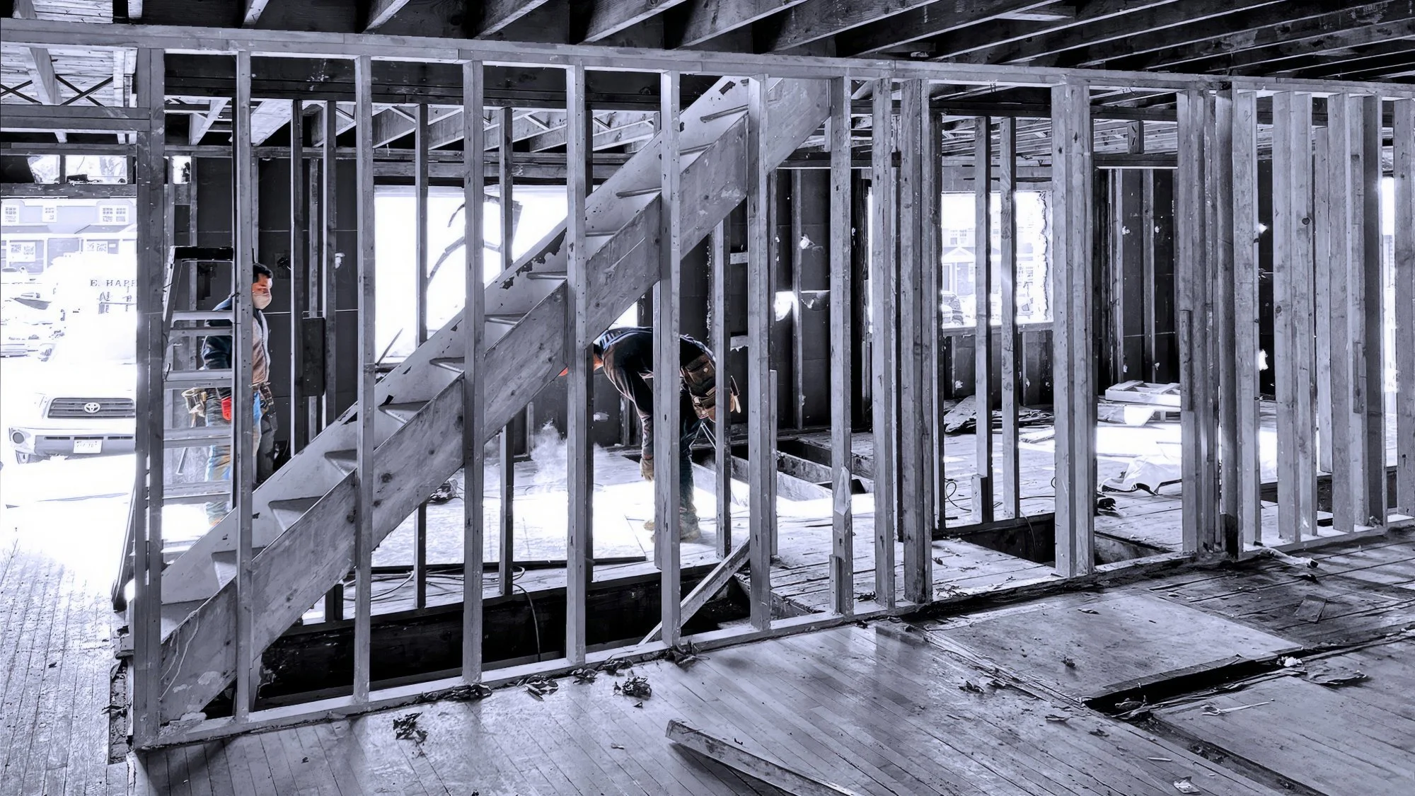 201021.C.12.Y.01 - New Wood Framing in Old Building