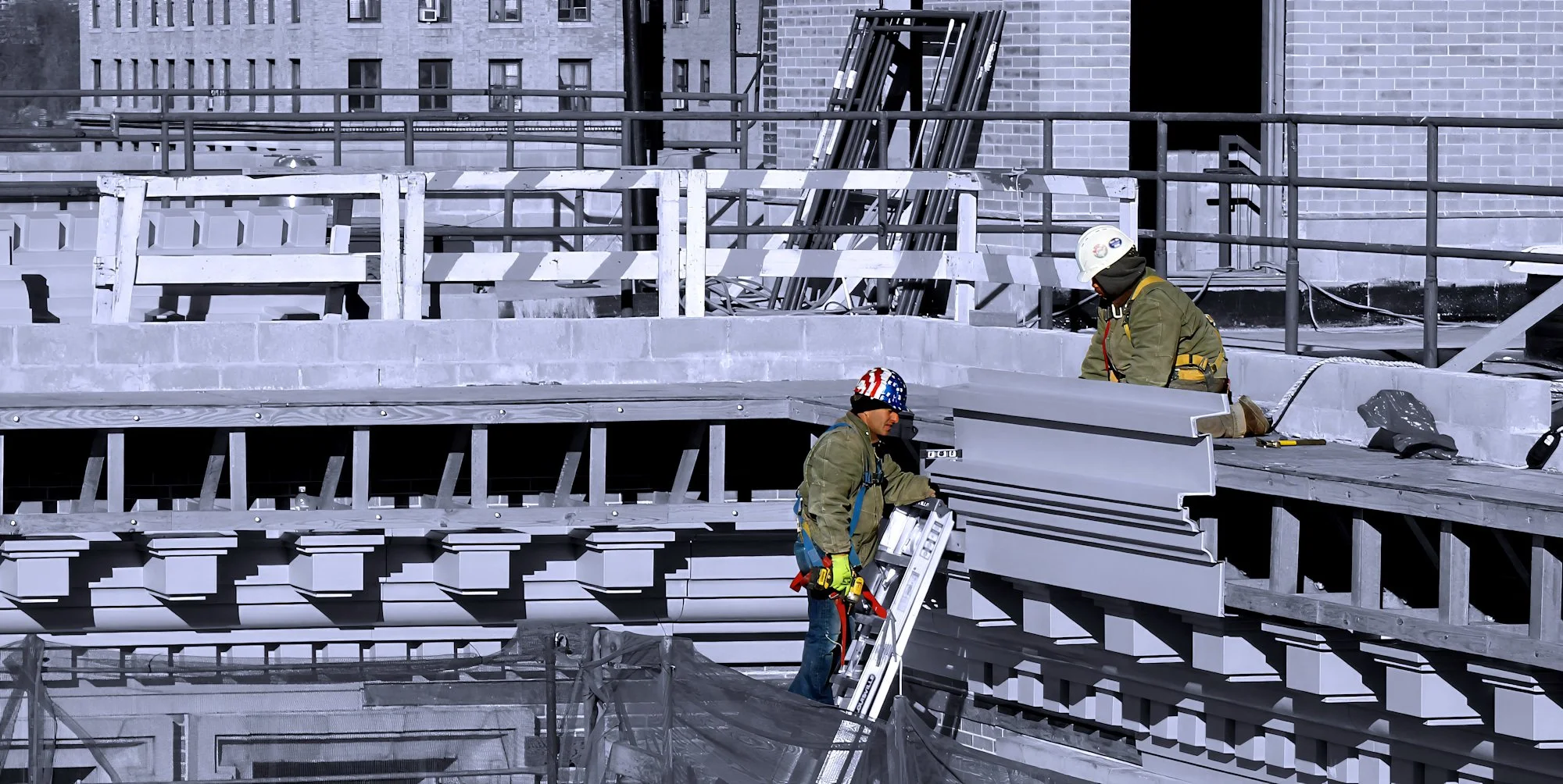 Building construction historic restoration cornice installation nyc