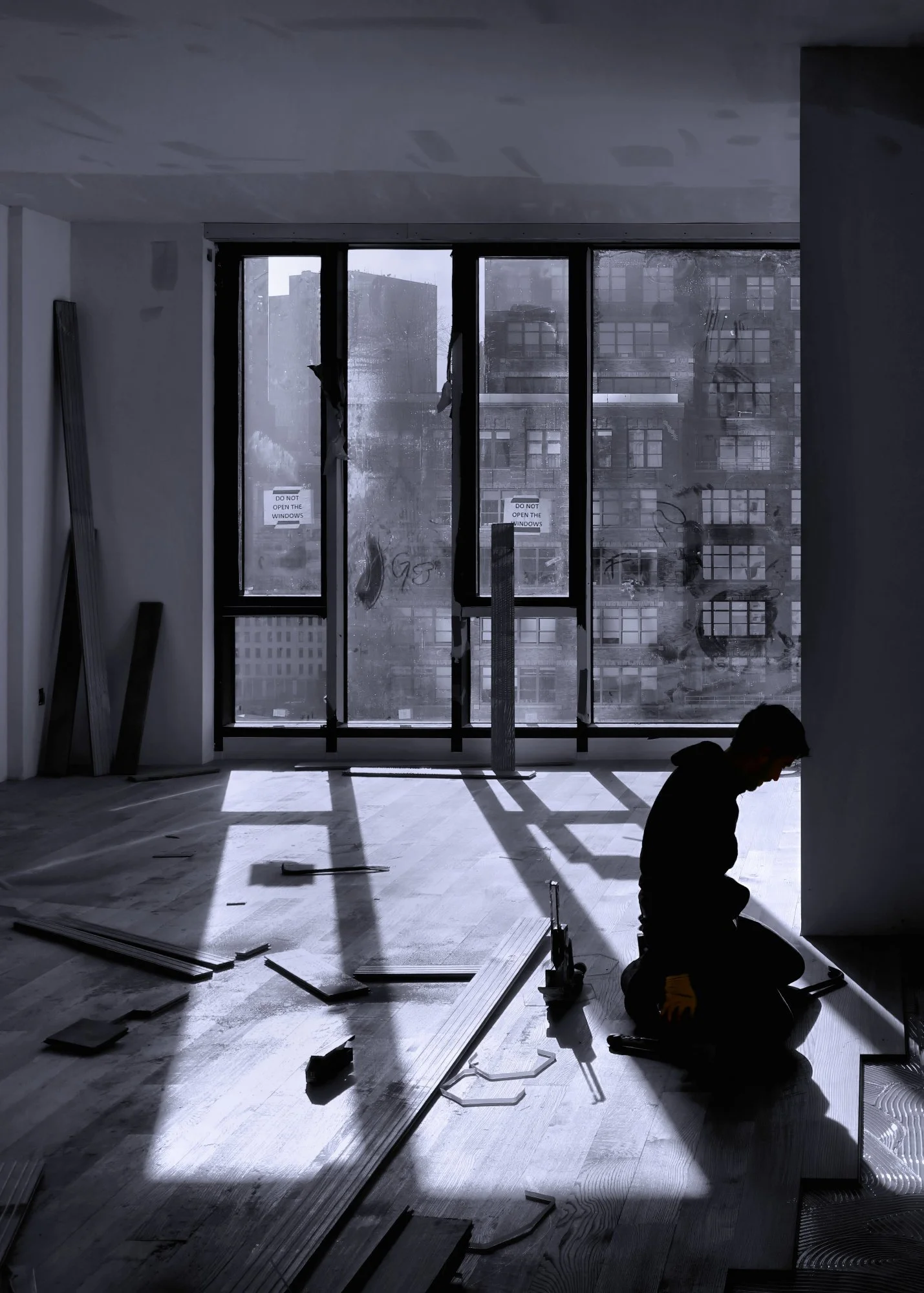 Wood Floor Installation Construction