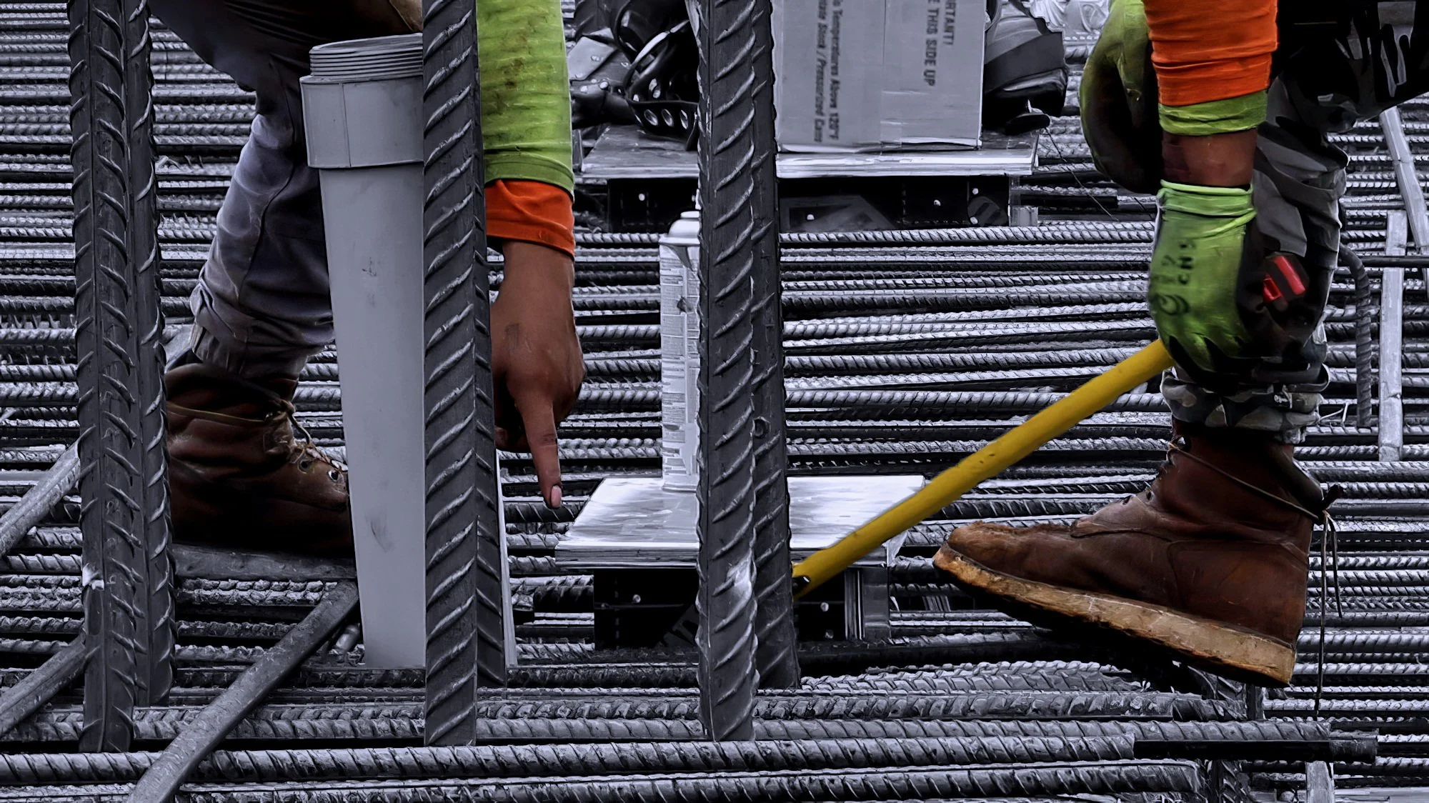 220602.A.02.Y.01 - Steel Rebar Installation for a New Building Foundation