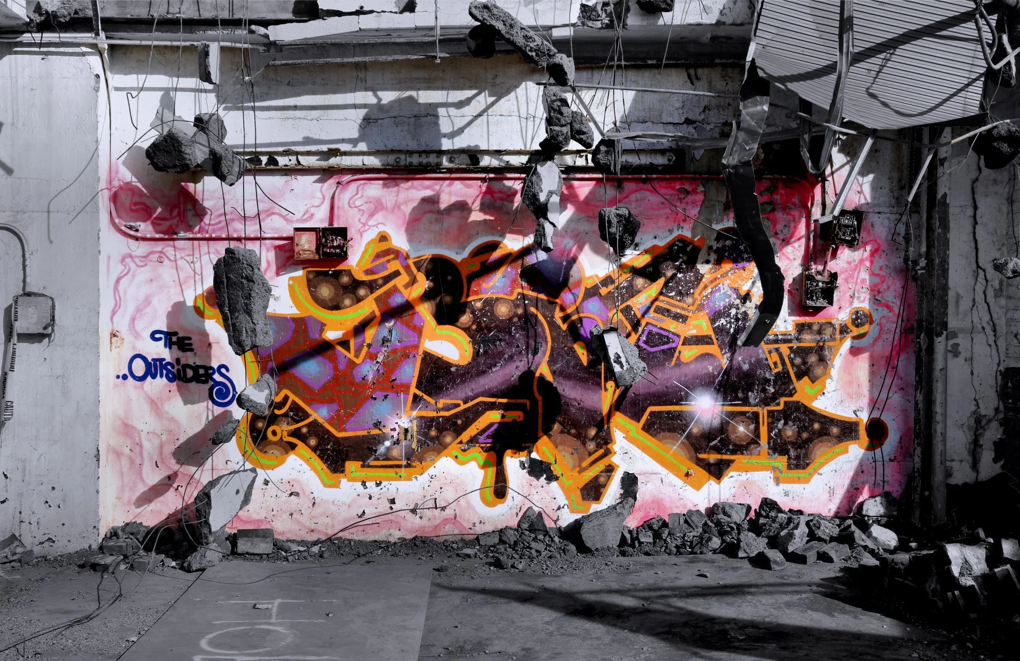 Building Demolition Graffiti