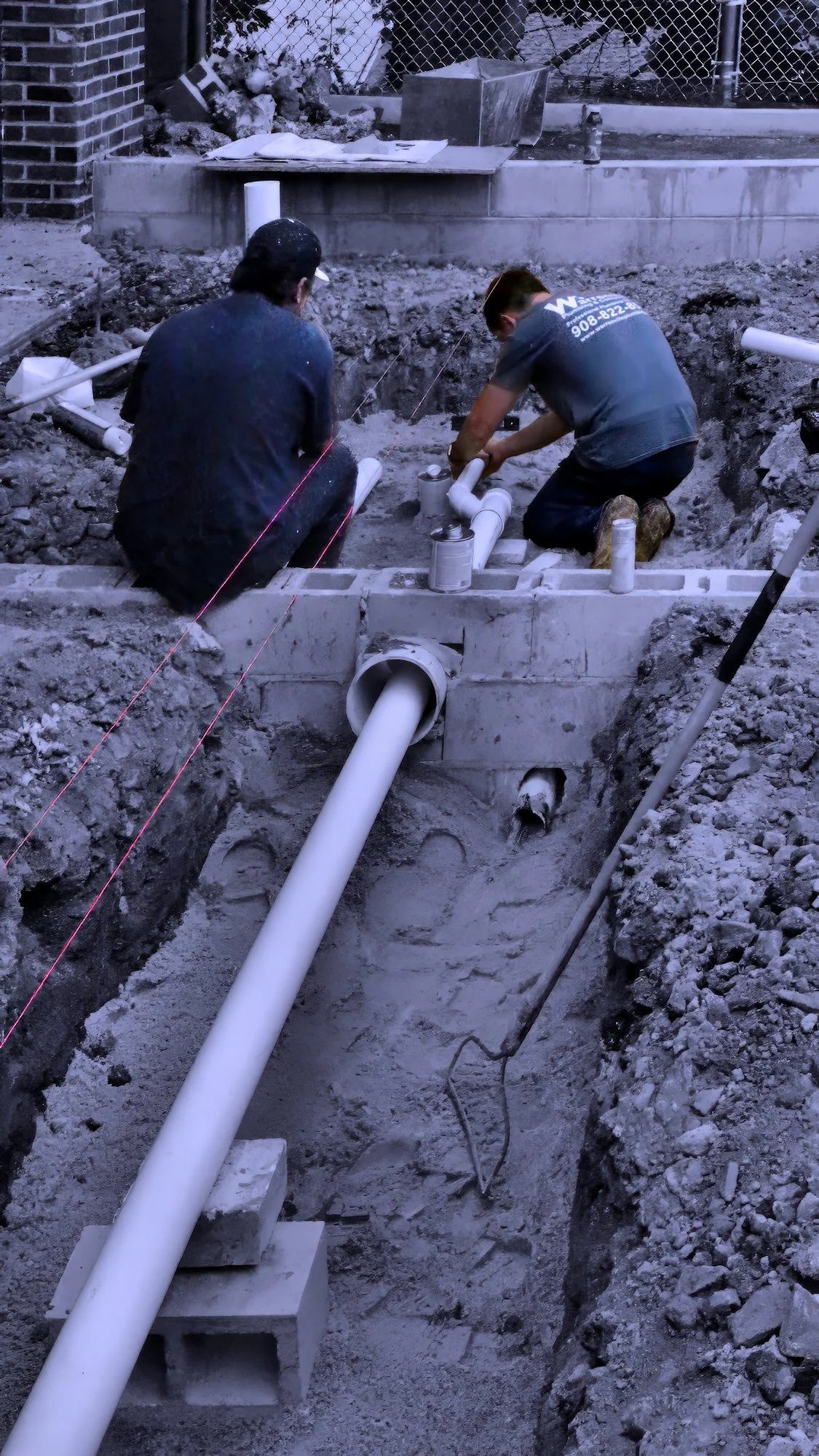 180831.B.15.Y.01 - Installation of New Below Grade / Slab Plumbing Drainage Pipe at a New Building