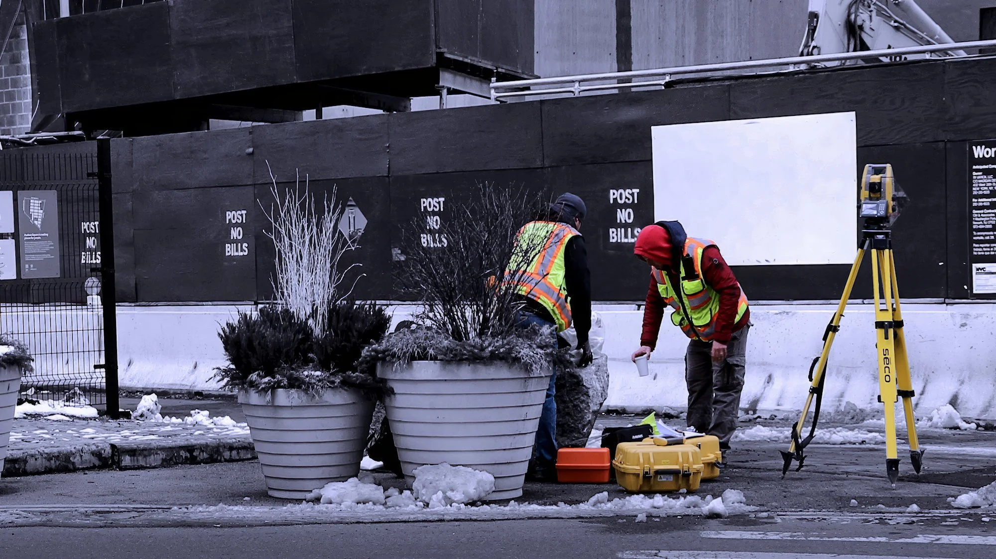 180309.A.08.Y.02 - Two Surveyors on a Street