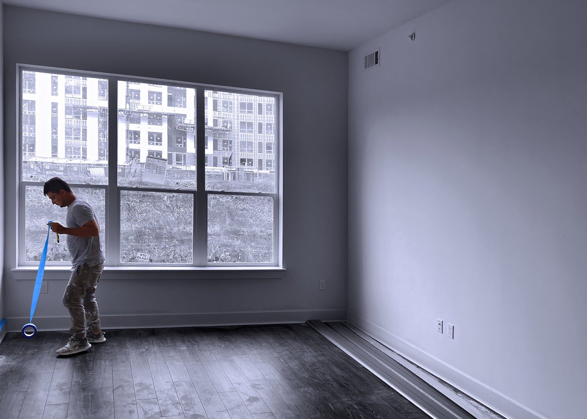 200813.D.13.Y.01 - Painter doing Trim Work