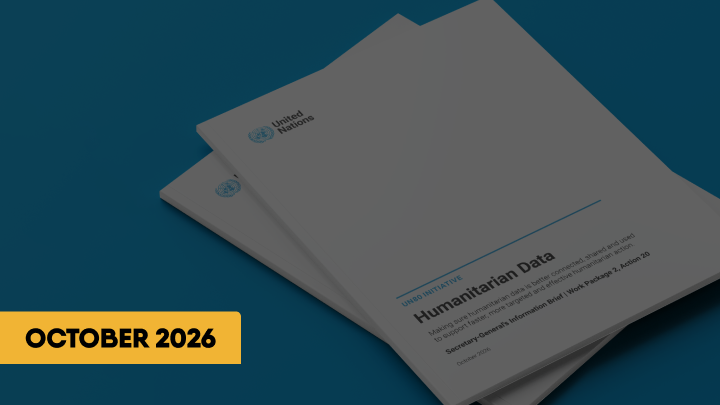 United Nations Humanitarian Data report covers with an October 2026 date label
