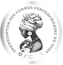 Black and white illustration of a woman with a headwrap and pearl necklace, surrounded by text in a circular pattern.