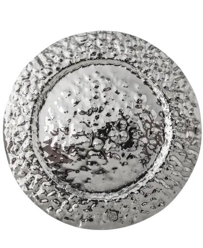 JAN BARBOGLIO - Double Hammered Charger Plate