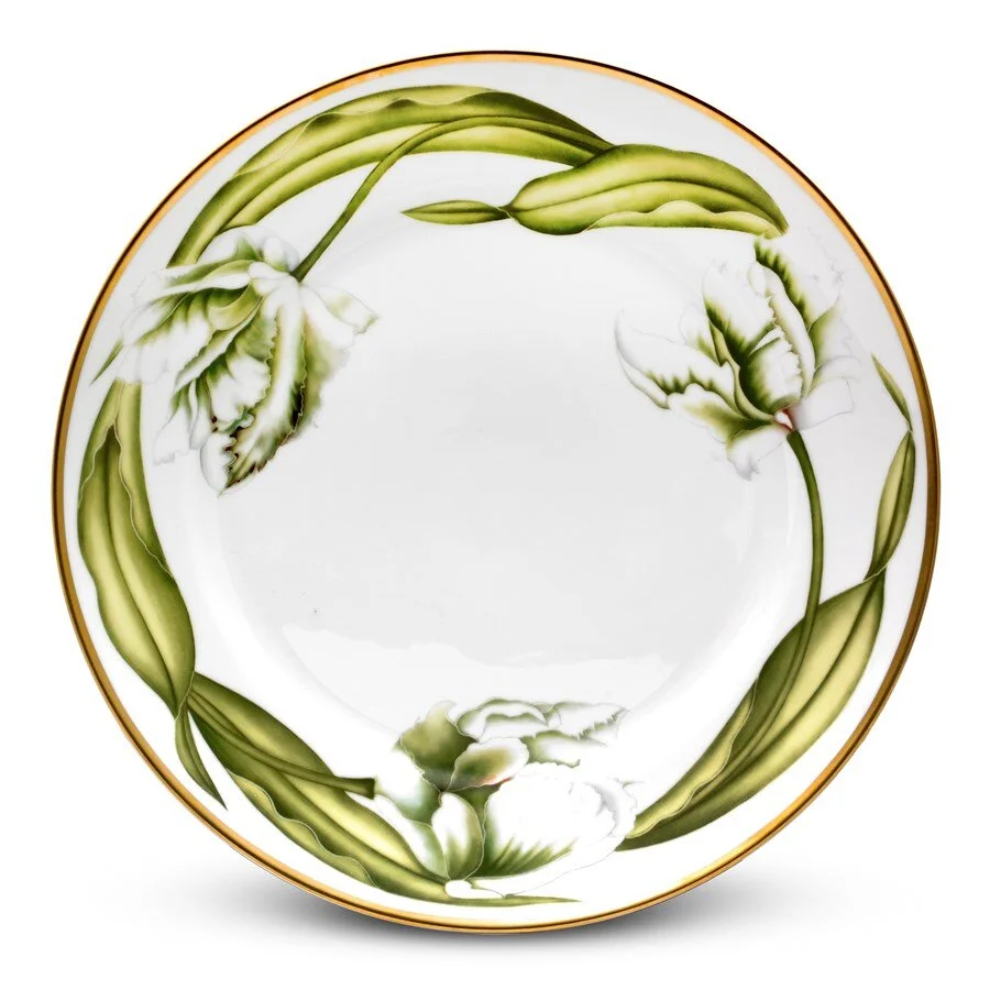Anna Weatherly - White Tulips Dinner Plate