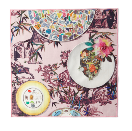 Christian Lacroix  - Folie Rose Pink Dinner Napkins