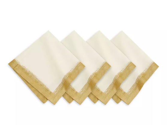 Villeroy &amp; Boch  - Metallic Brushstroke Napkins