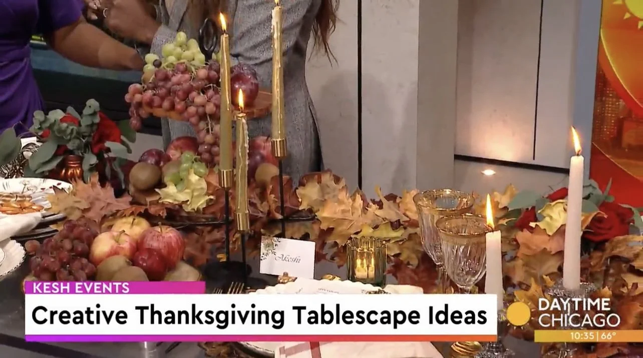 Personalized Thanksgiving name cards for an elevated guest experience