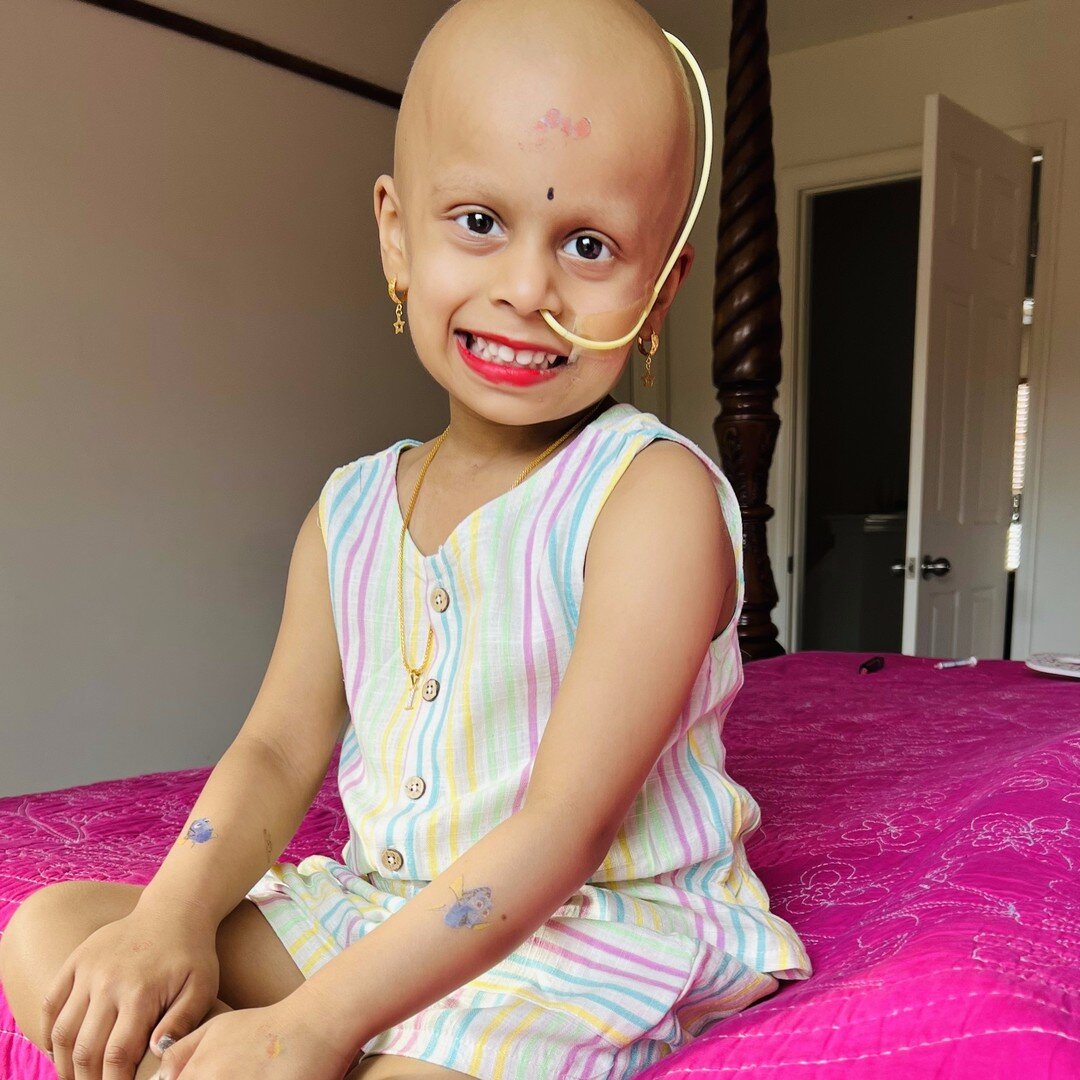 Iyra had a 14-hour surgery to remove her entire kidney and perform bladder reconstruction. Iyra has gone through 14 cycles of chemo and 25 rounds of radiotherapy treatment. She also does OT and PT twice a week to help with her neuropathy.

We are on 