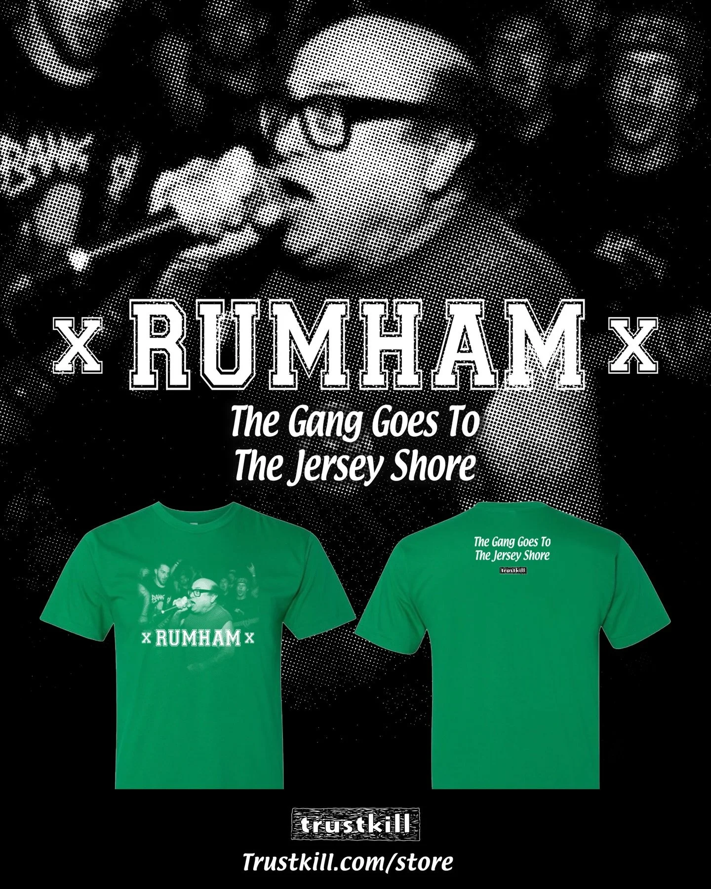 x RUMHAM x

The Gang Goes To The Jersey Shore 🍀

Pre-order at Trustkill.com/store
