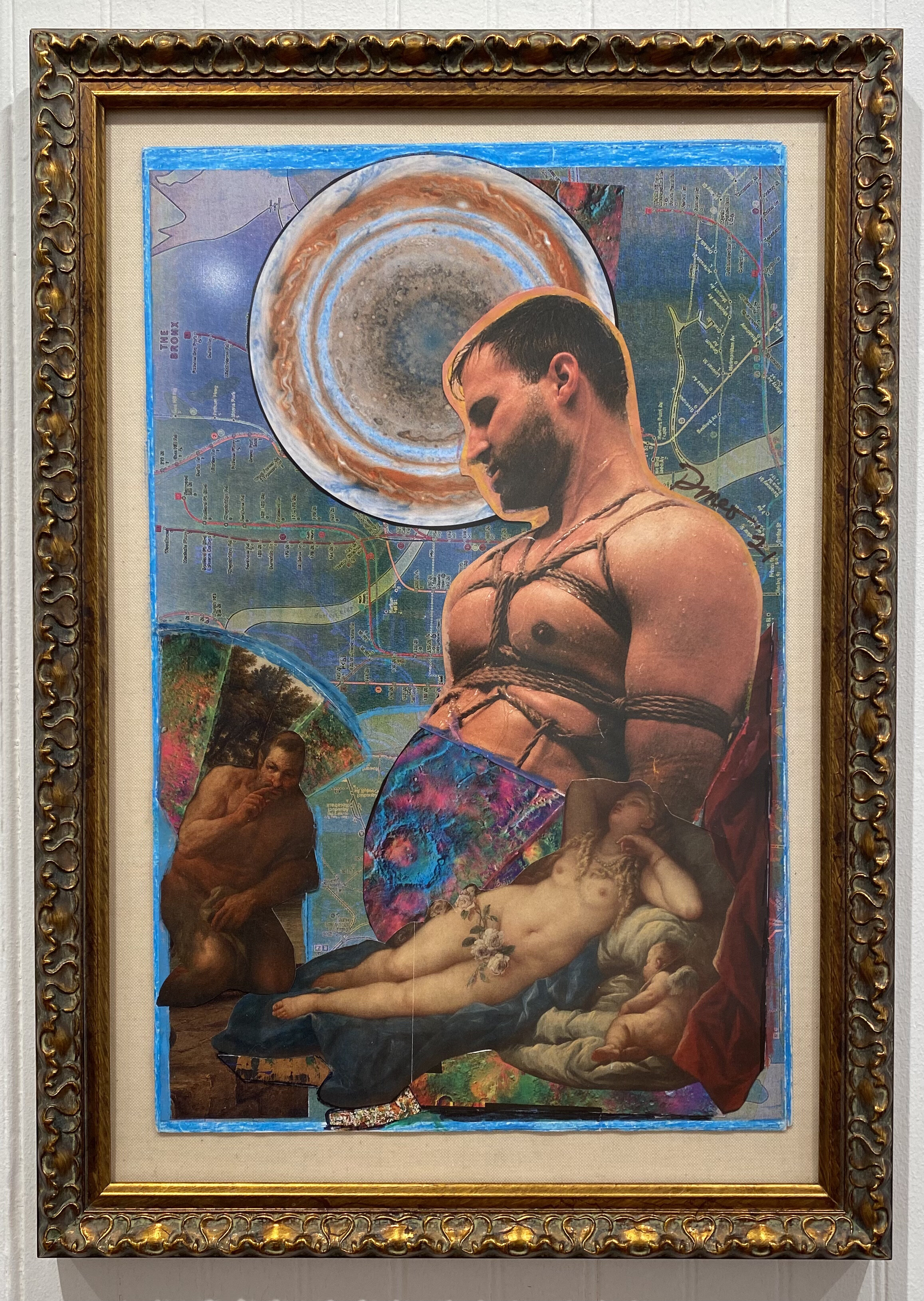 Dwight Owlsey, "Rebirth of the Universe: forget contraception", 2021, 14 ¾ x 21”
