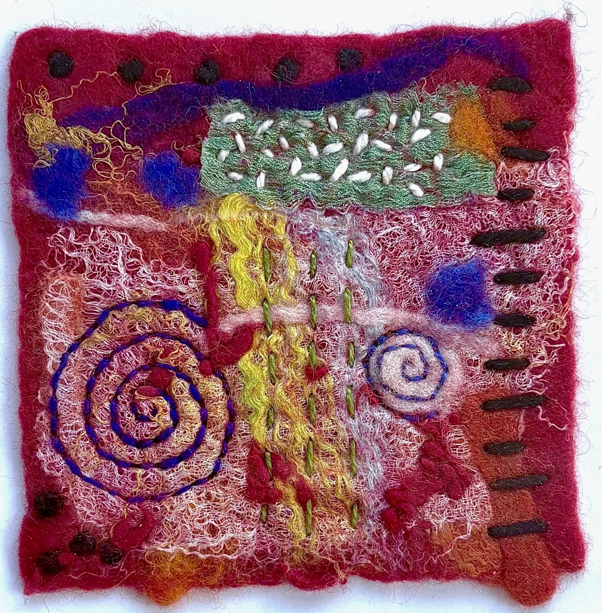 Abstract Felt (2025) 4X4"