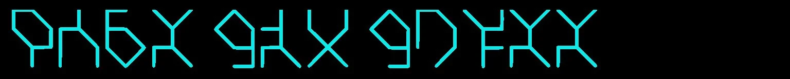 Stylized blue text showing the phrase 'NEVER GIVE UP' reversed.