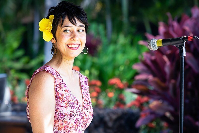 Can you tell I love to sing? 😎☀️🌋

Hawai&rsquo;i is not a bad office, my friends! I can&rsquo;t wait to show you some lava!!!

Big island suggestions welcome!!! 🥰

@hawaiipaf #operasingersofinstagram #soprano #music #hawaii