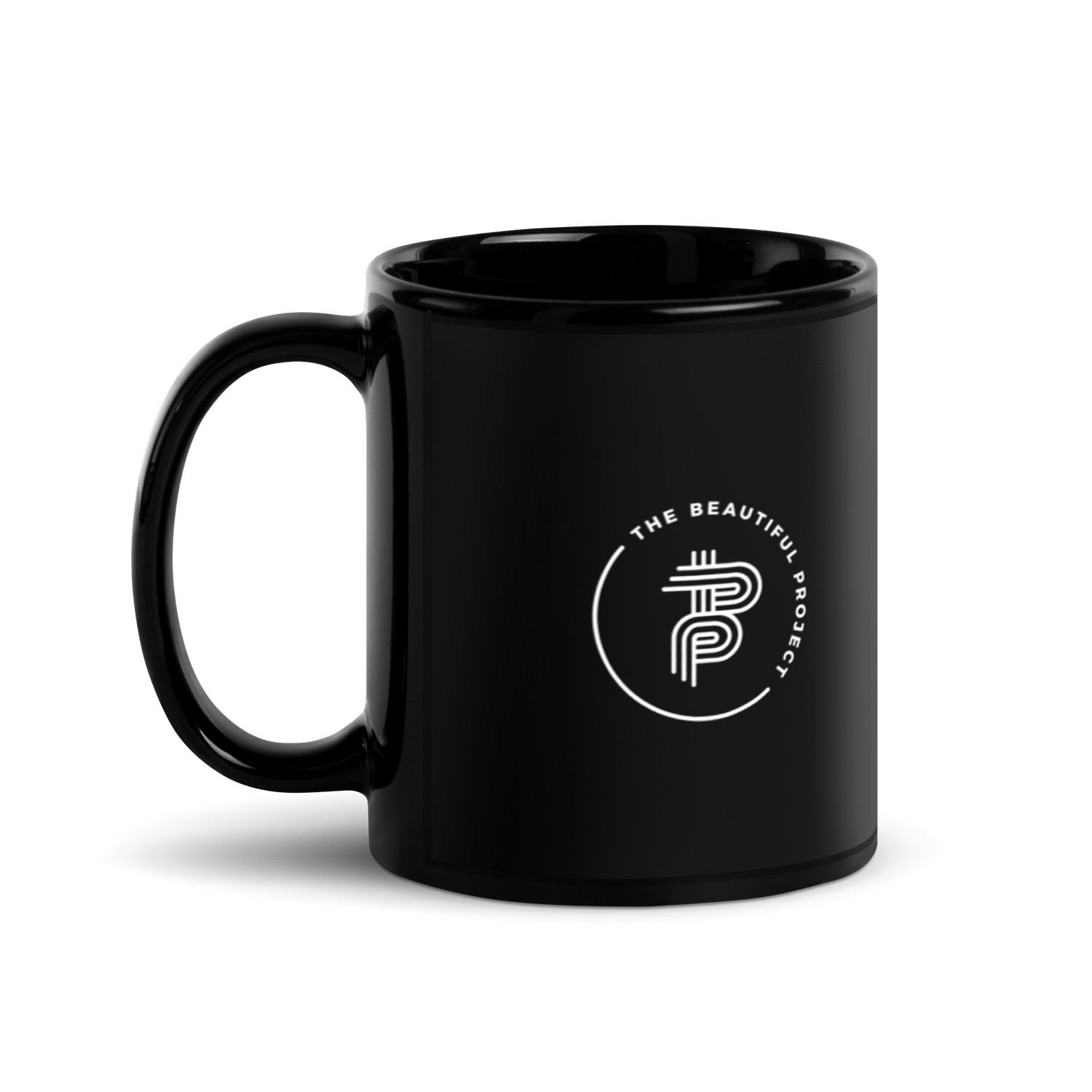 TBP Circle Logo Black Glossy Mug