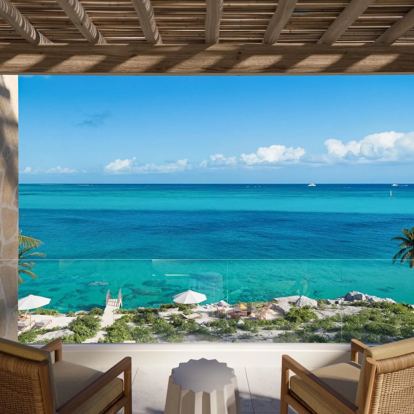 Welcome to The Strand Turks and Caicos!
Perched above the turquoise waters of Cooper Jack Bay, The Strand offers a modern, private, and beautifully designed escape on Providenciales. The property blends contemporary villas and residences with breatht
