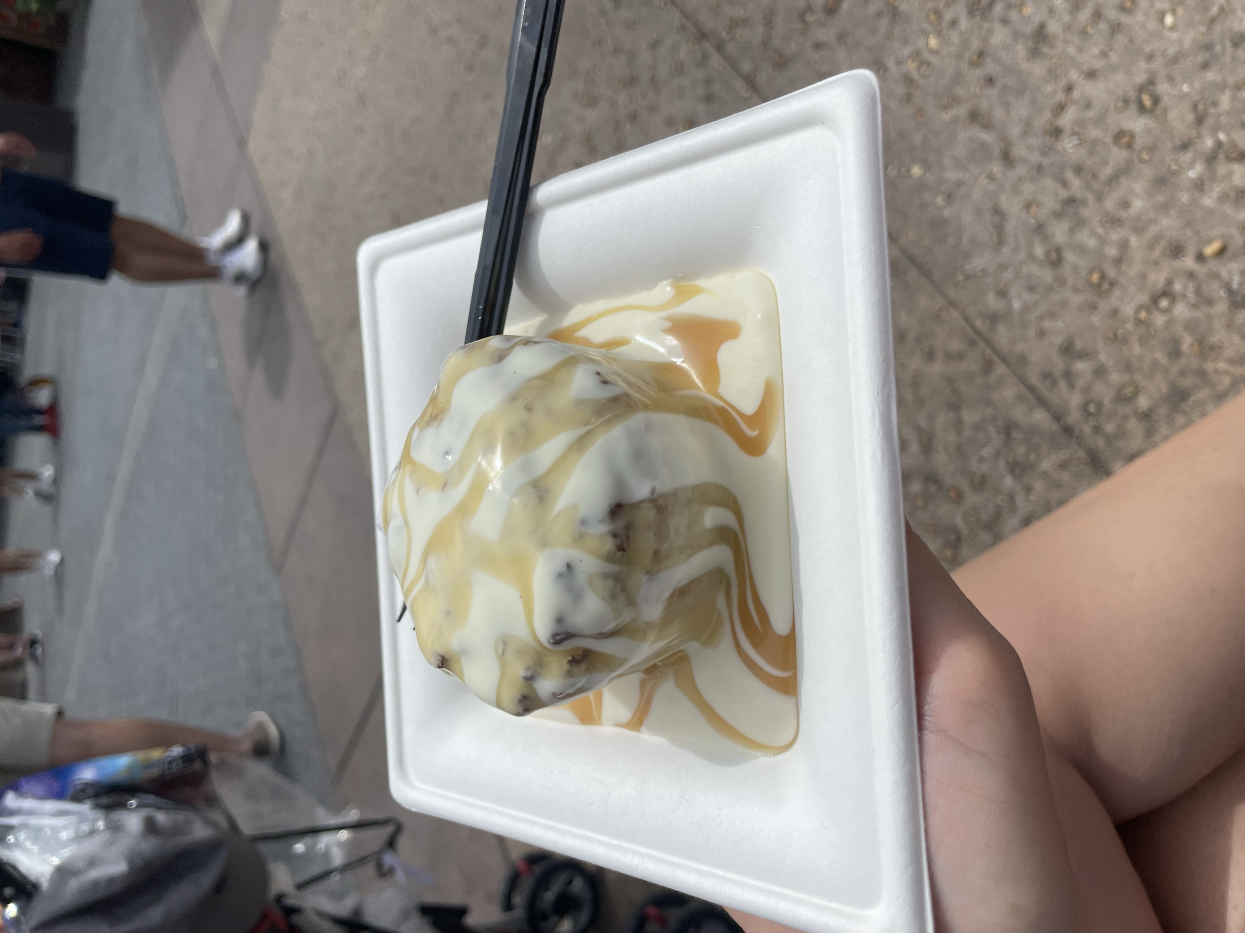Pretzel Bread Pudding from Sommerfest in Epcot's Germany Pavilion