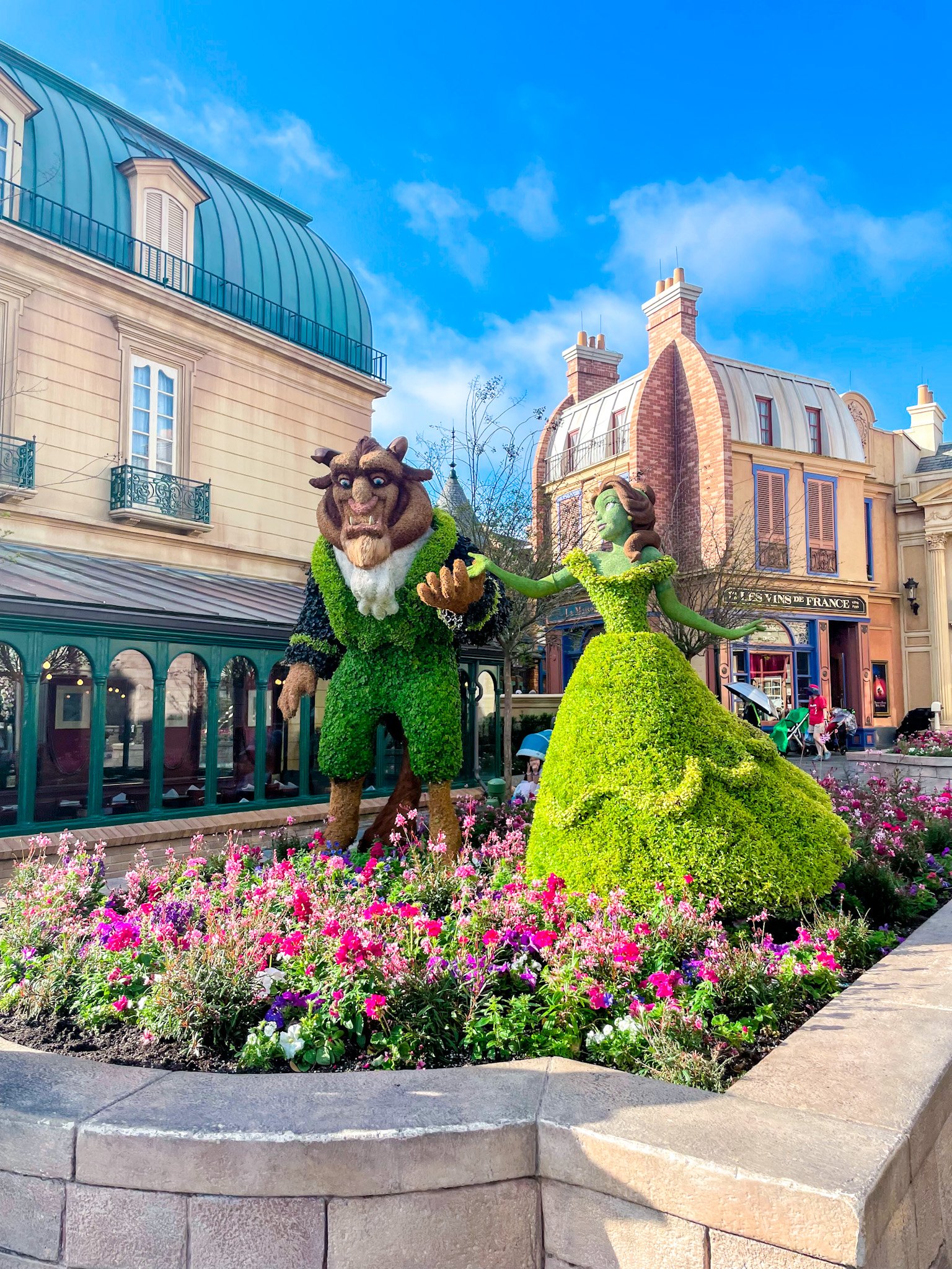 Belle & the Beast in Epcot's France Pavilion