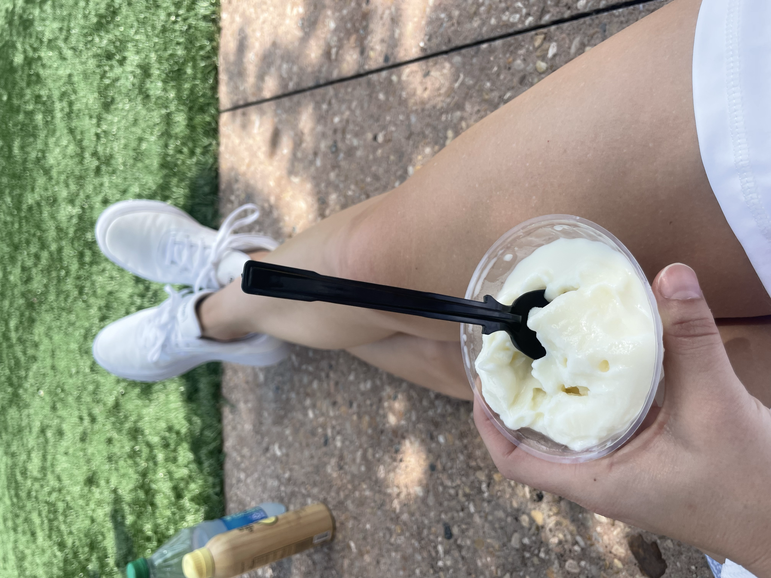 Coconut Dole Whip from Aloha Isle in the Magic Kingdom