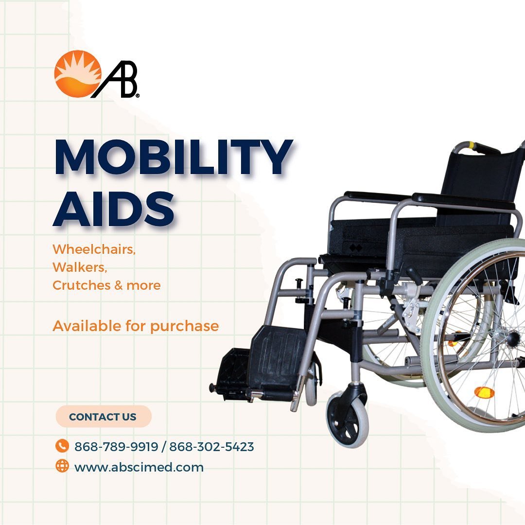 Explore our range of mobility aids designed to empower every step! 

Contact us for more information at:
📧info@abscimed.com
📲+1(868)789-9919 /  1(868)230-8467