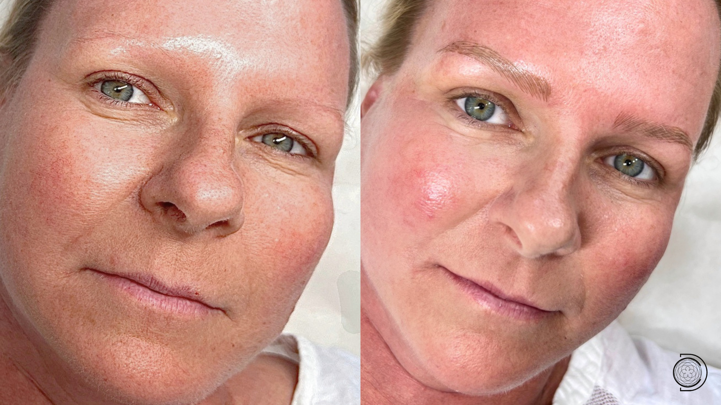 blonde permanent makeup brows by David Chum DCPC