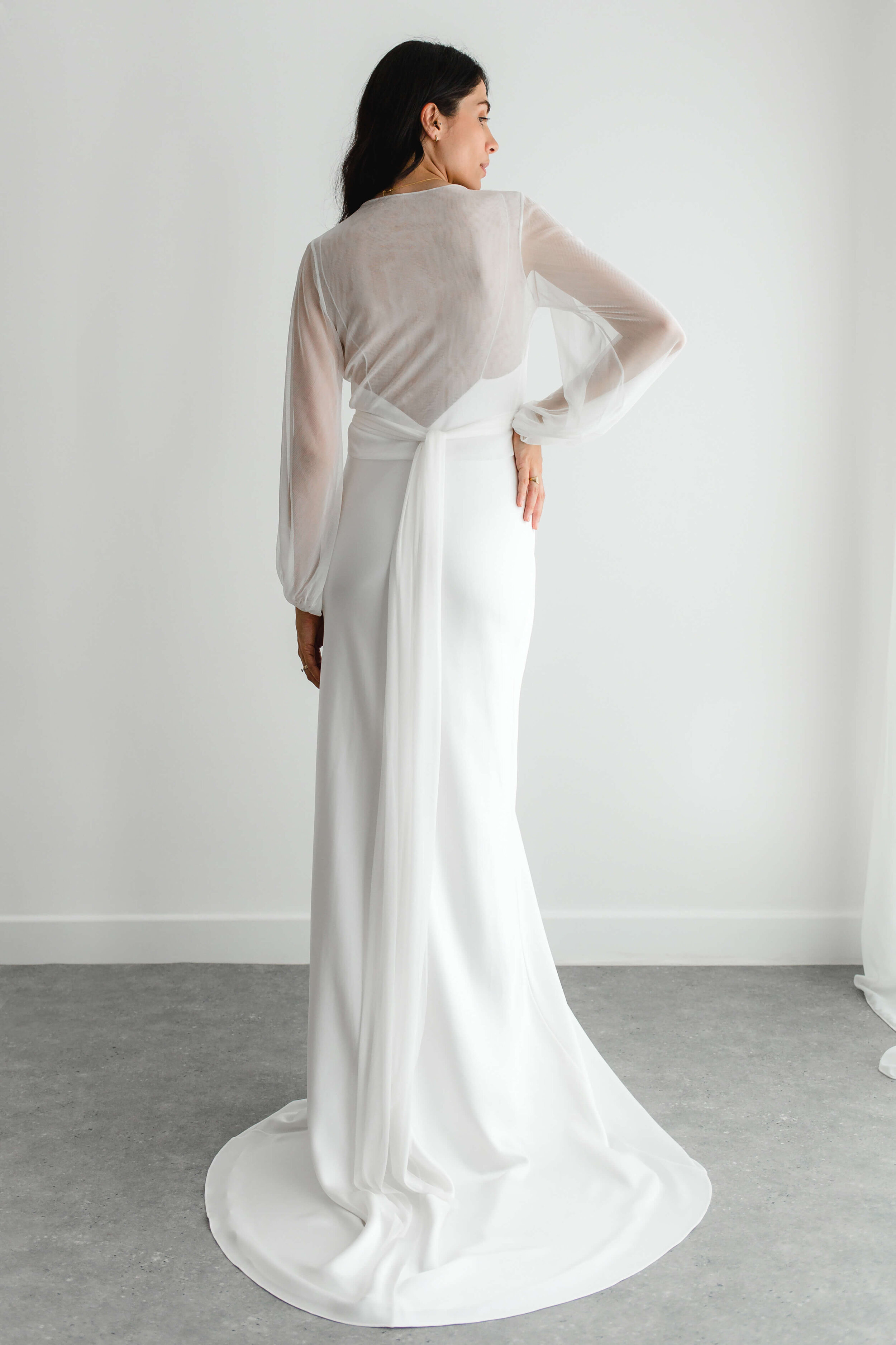 modern wedding dress