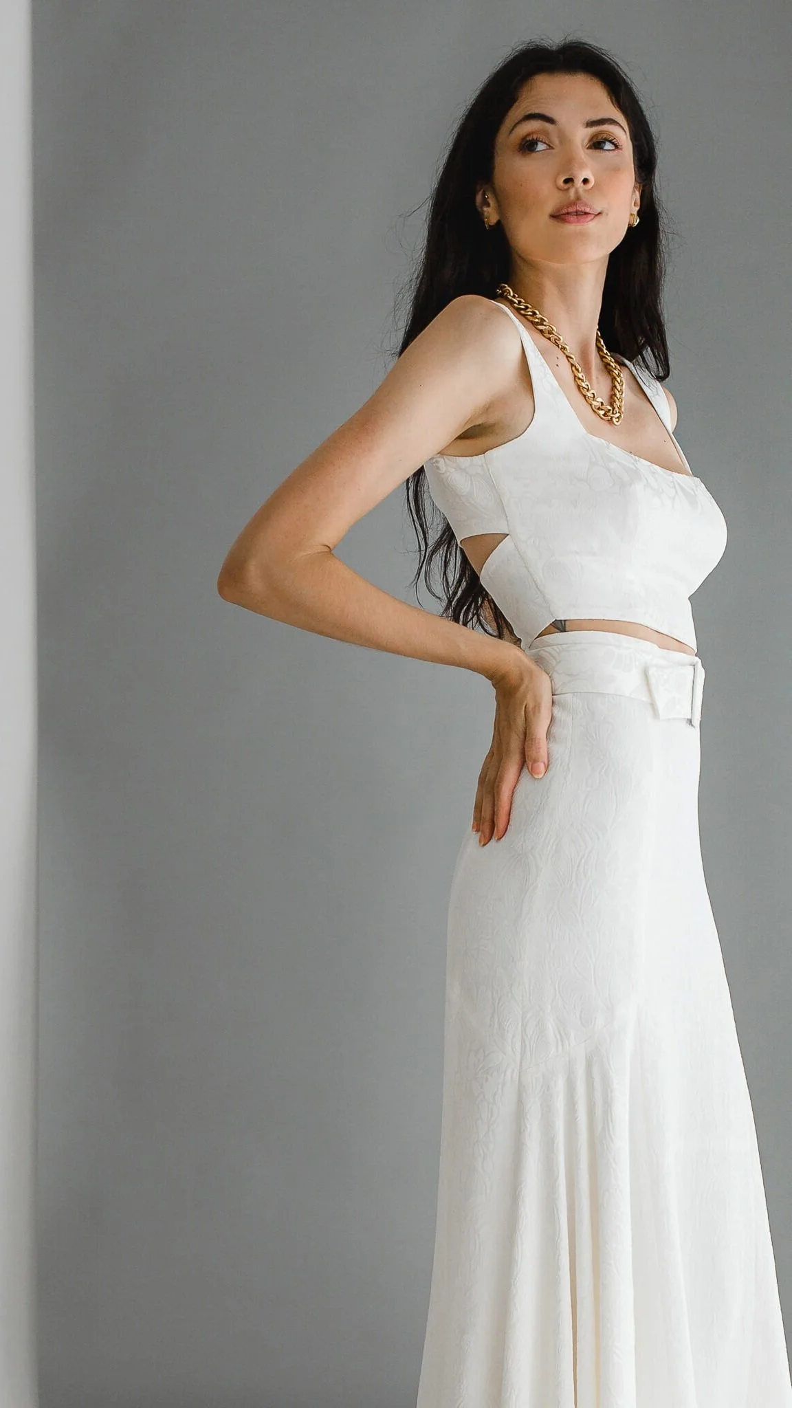 crop bridal top