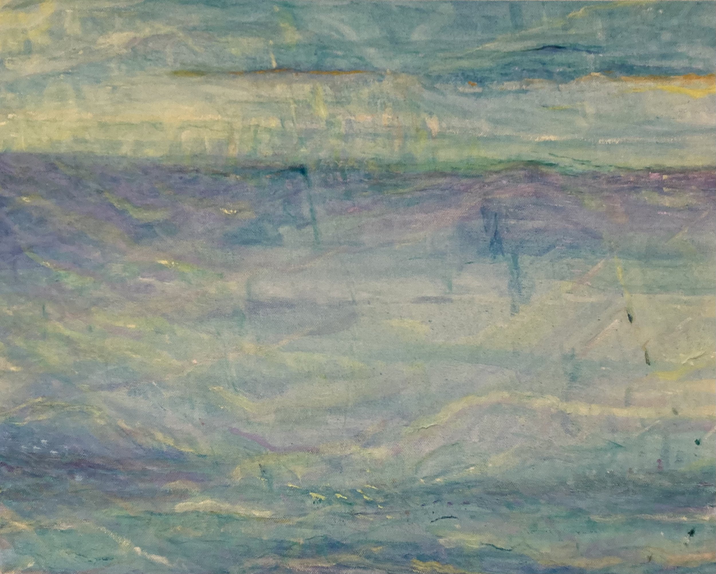 "Many Silent Shores" Oil on Canvas 20x16" 2022-2023