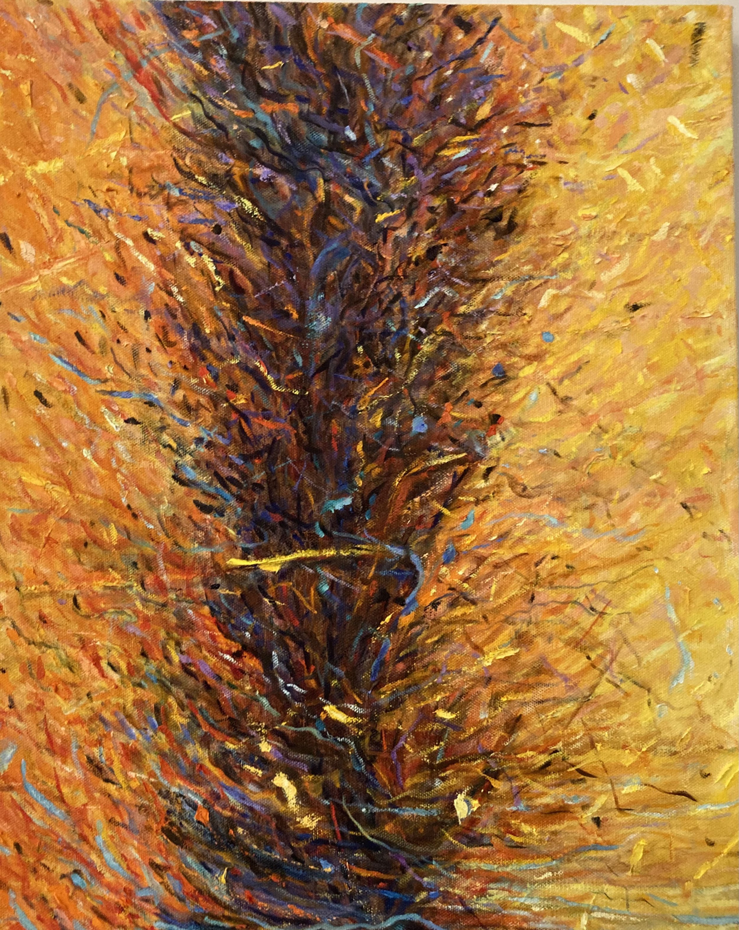 "In the Heart of It"   oil on canvas   16x20"   2024