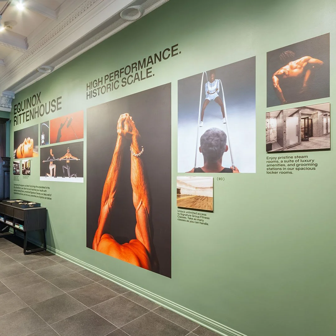 We love to see and celebrate all our longstanding clients&rsquo; growth! As @equinox prepares to open a new location in Philadelphia, creating a space to help promote their club to new clients is paramount. From lit signage to vinyl graphics and acry