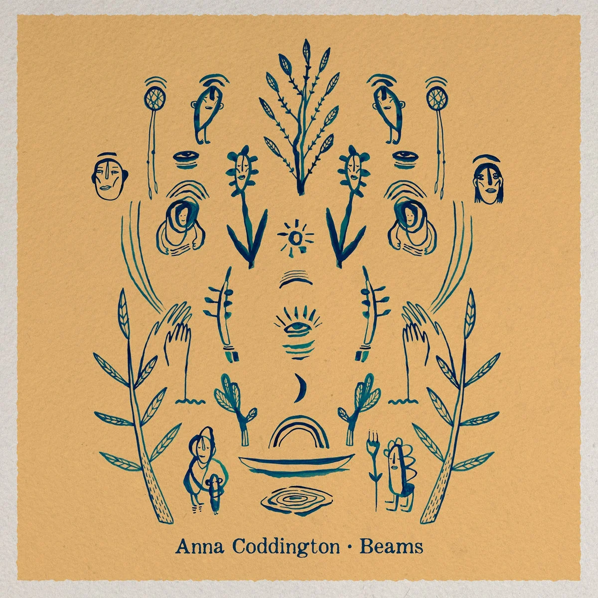 Artwork by Greta for Anna Coddington’s new album ‘Beams’