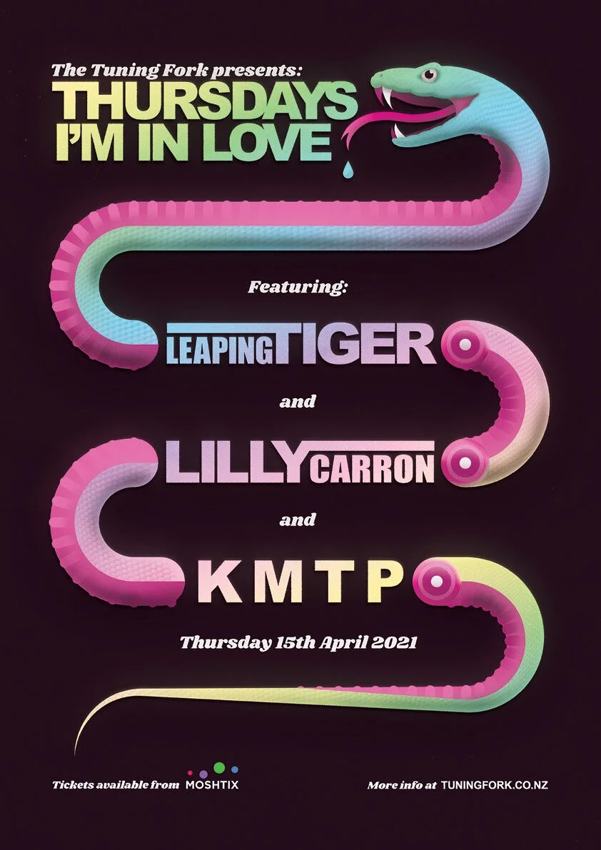The Tuning Fork Presents: Thursdays I'm In Love - Leaping Tiger, Lilly Carron, K M T P