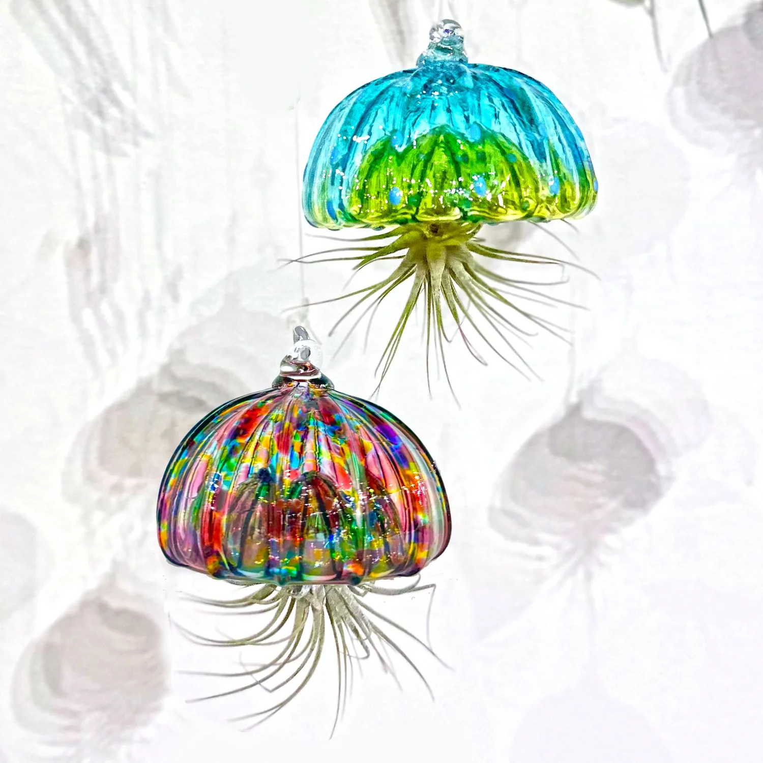 Create Your JELLYFISH AIR PLANT HANGER  WYANDOTTE ART & GLASS CENTER