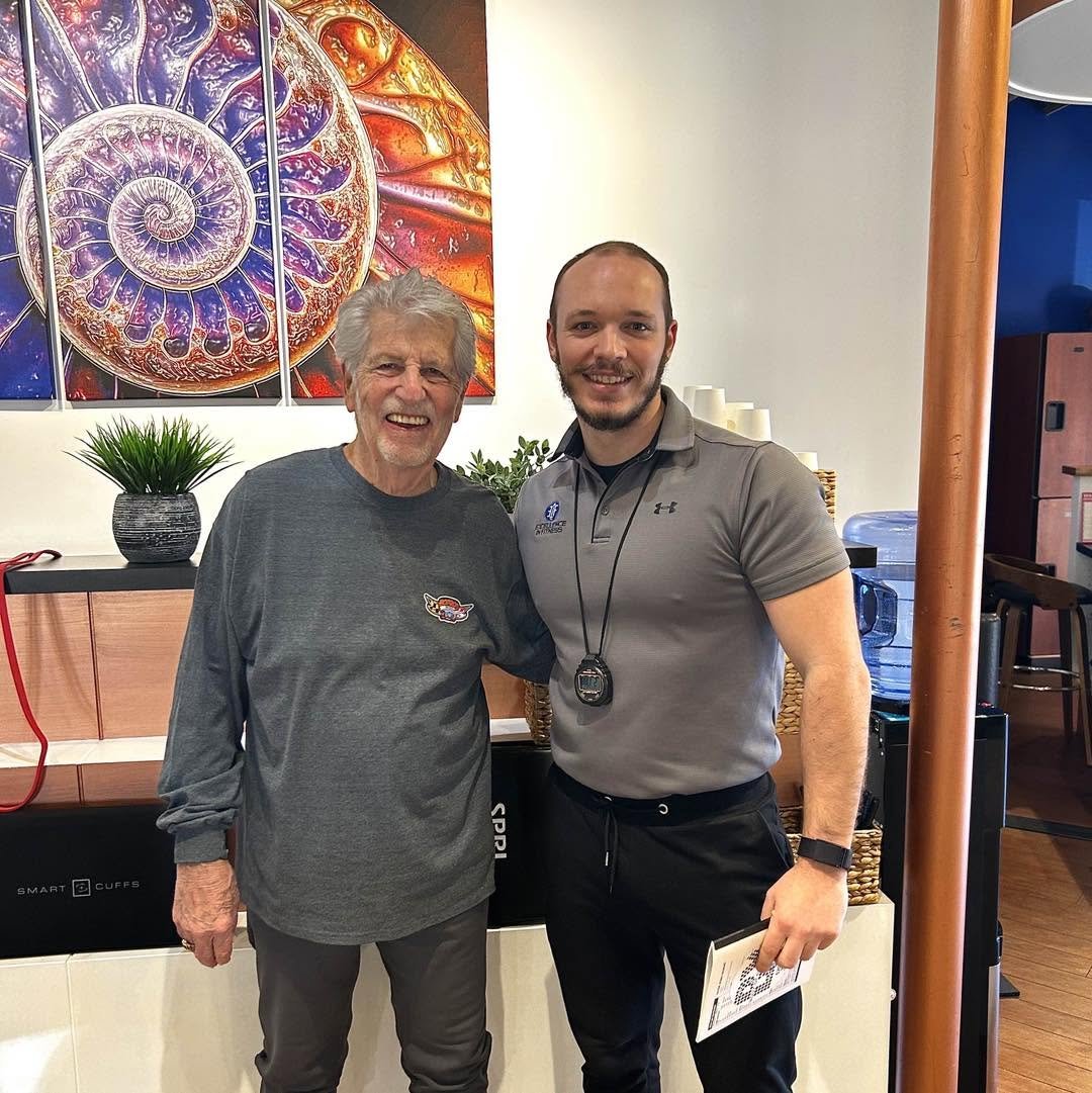 Bob is age 82 years young and has proven it's never too late to get stronger. After beginning strength training at 82, he's improved muscle mass, flexibility, and body composition through personalized coaching.

Proof it's never too late to become st