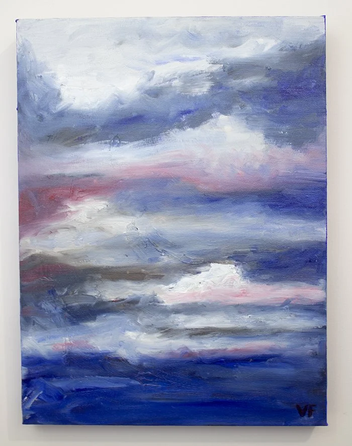 Catharsis Original Abstract Cloud Painting — Victoria FitzGerald Textural Abstract Artist