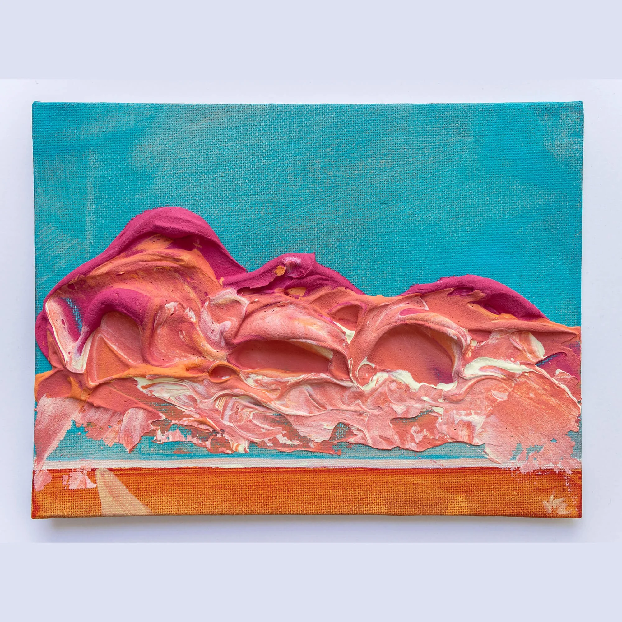 Gold Dirt 3 Textured Landscape Painting — Victoria FitzGerald Textural