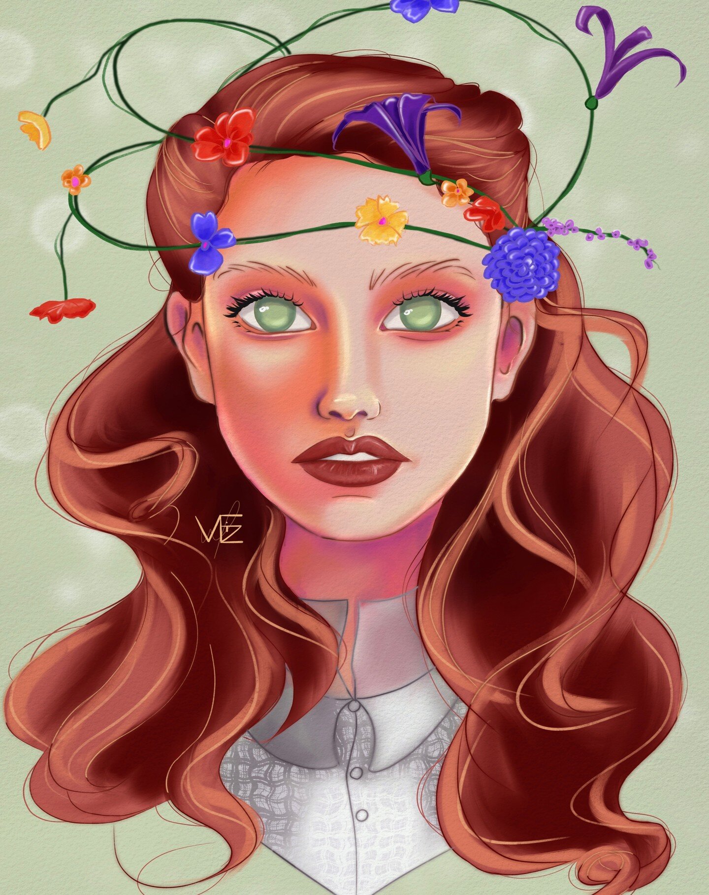 &ldquo;daisy&ldquo; &hellip; I tried to do a fancy but simple flower crown. Her hair is my favourite part.. what do you think ?