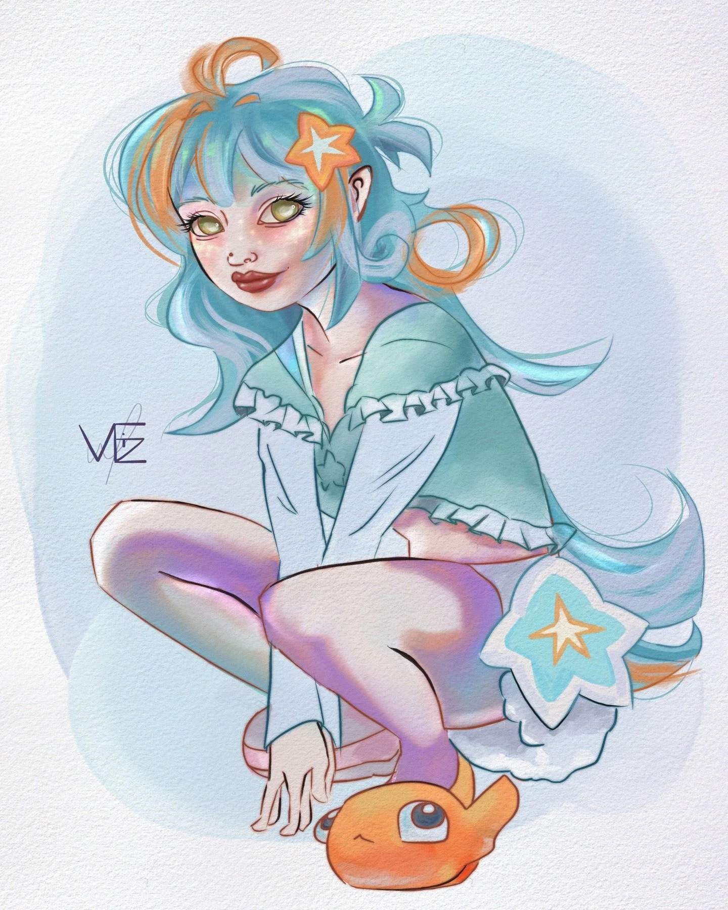 My version of @ruii__10 #ruii160k DTIYS. Tried something similar but a little different colouring process.