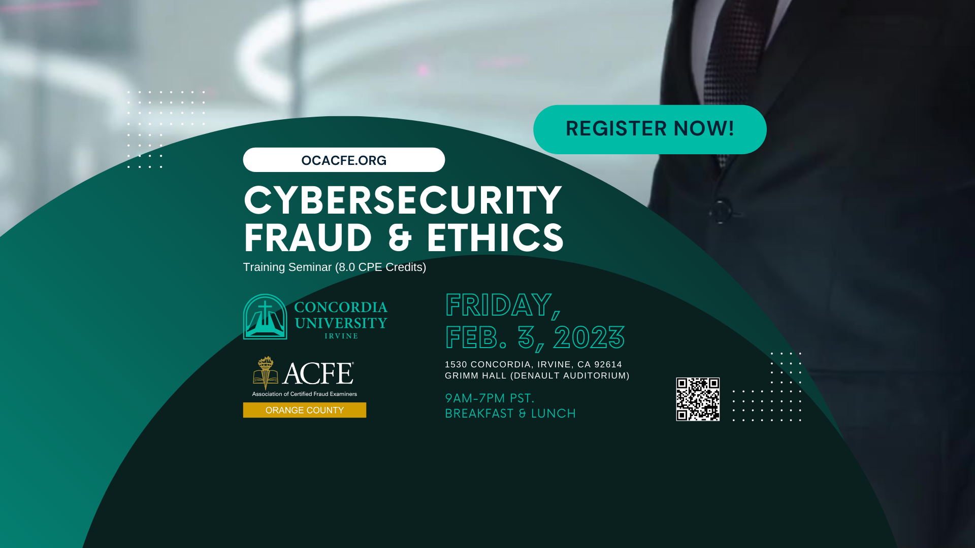 OCACFE: Cybersecurity, Fraud & Ethics - Training Seminar