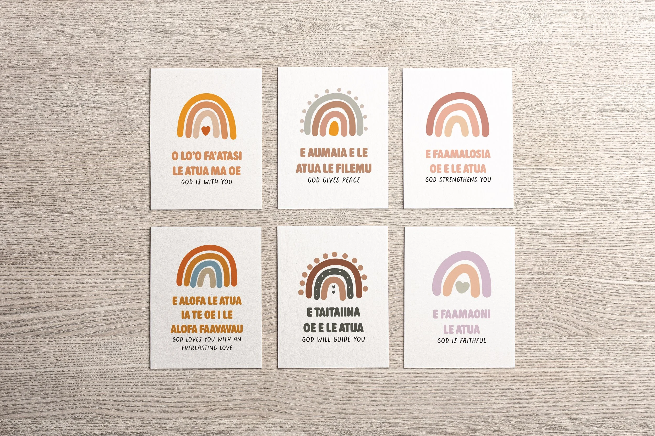 25 Promises of God Advent Cards Samoan Printable