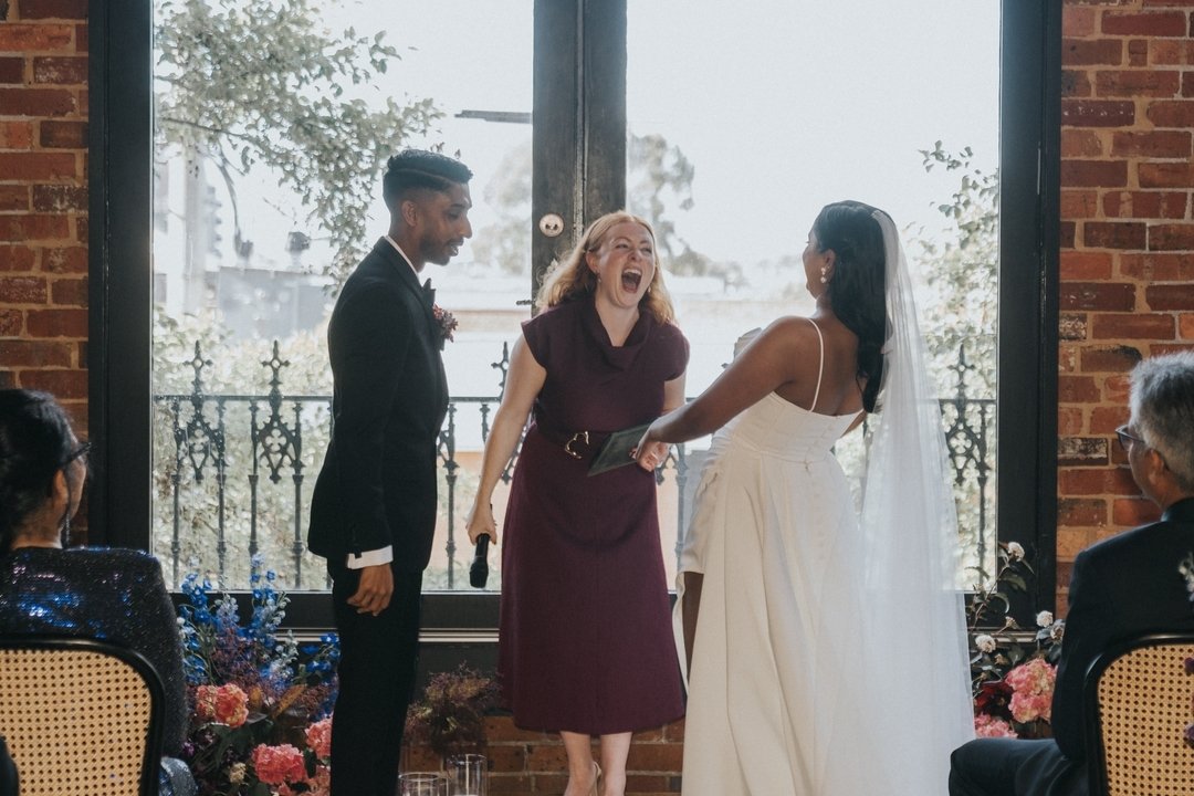Just a casual little chuckle mid-ceremony, no biggie 🫢

Captured by @silaschau at @chapel1885