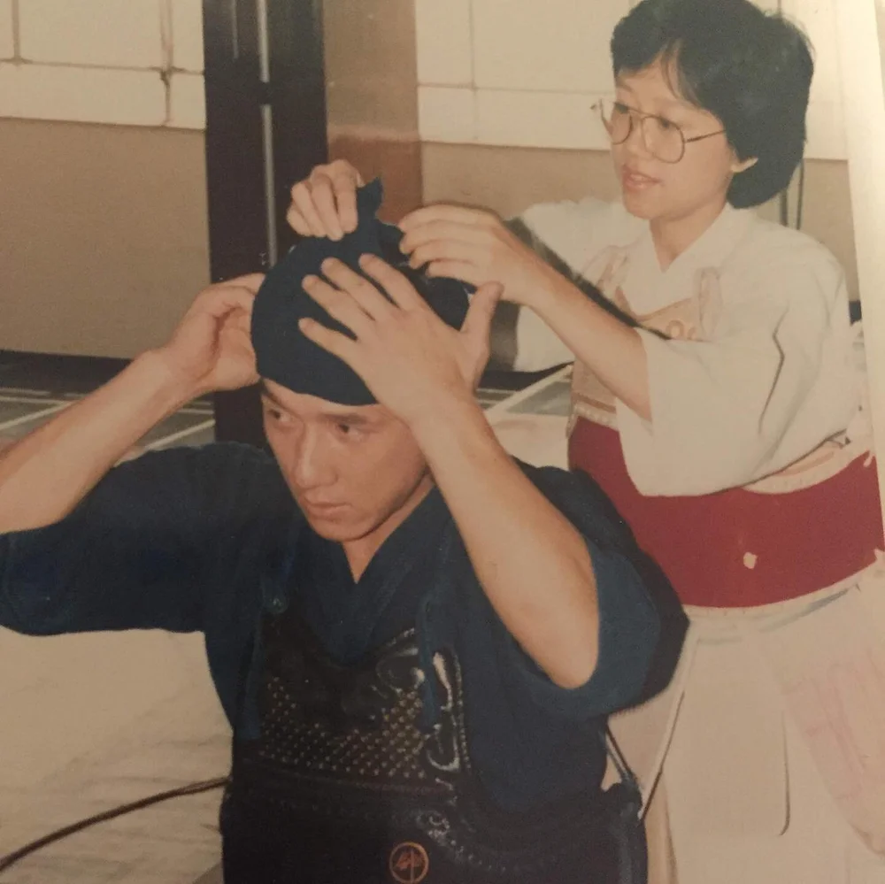 Mommy and Jackie Chan 😎