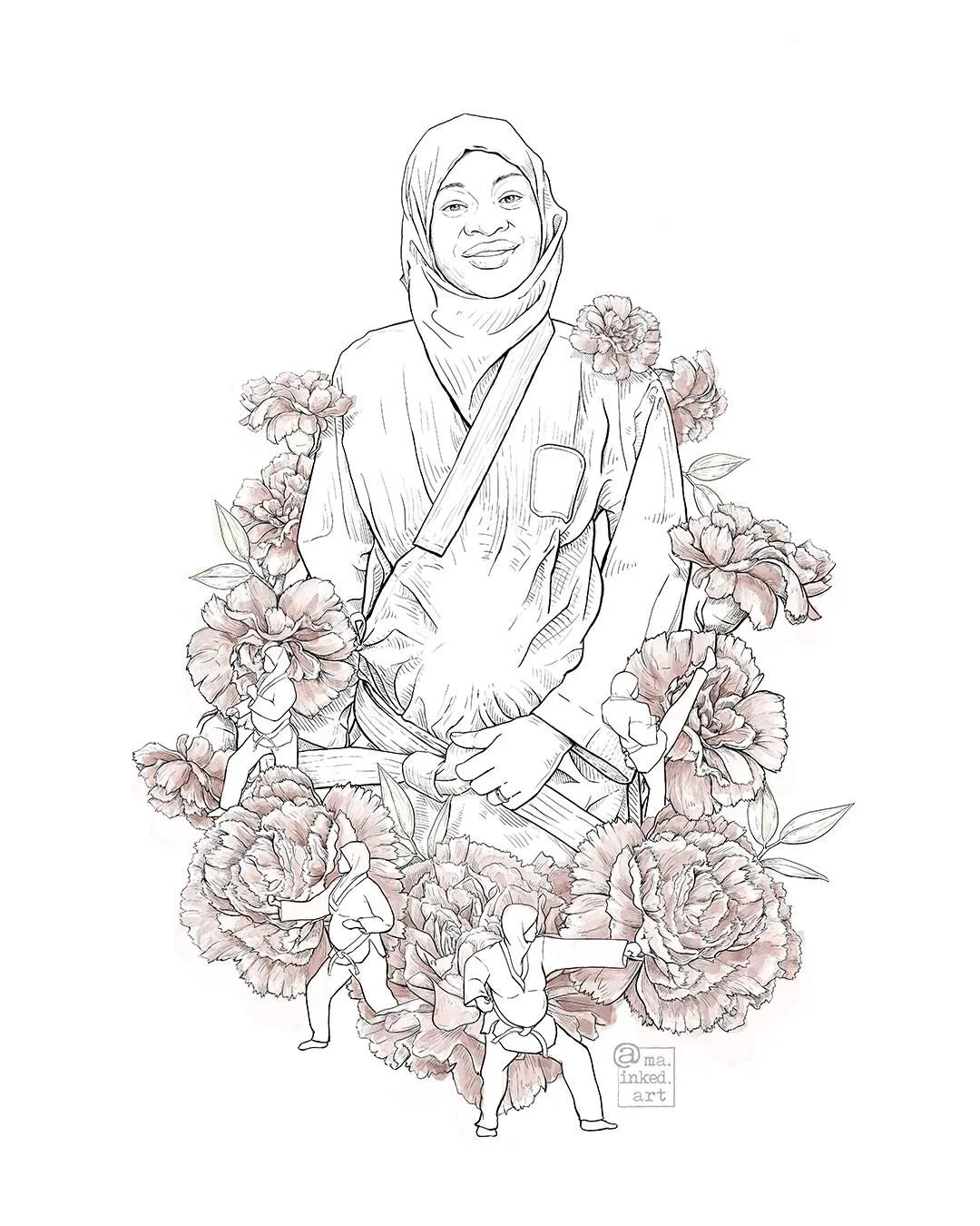 At the recent National Sports Festival, Aminant Idress won... 
🥇🤰🏾 gold in pair poomsea
🥈🤰🏾 silver in Team poomsea 
🥉🤰🏾 bronze in individual poomsea
...all while eight months pregnant!!! 

Poomsea is a branch of taekwondo, which does not inv