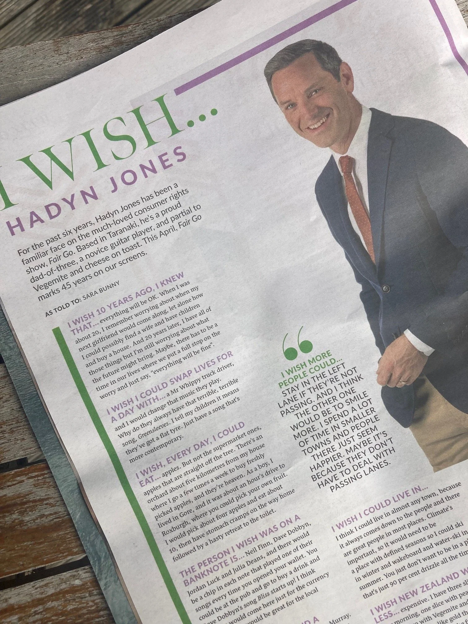 I Wish... Sunday Magazine