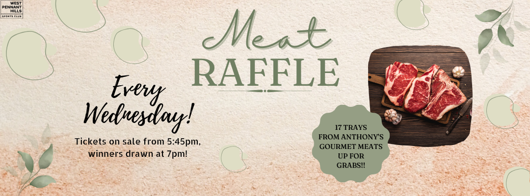 Wednesday Raffle $20,000 Members Badge Draw I Meat Raffle I Free Trivia