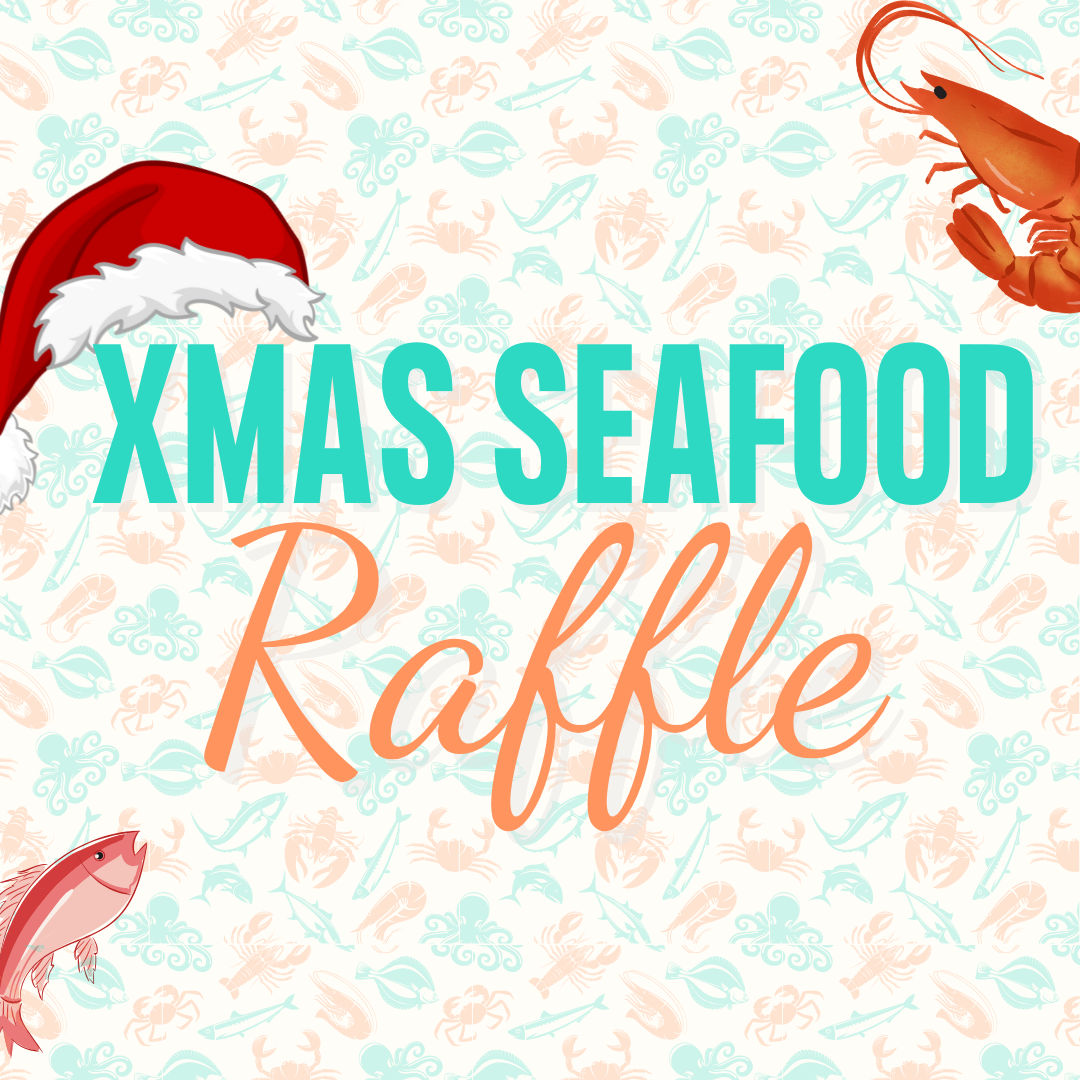 XMAS SEAFOOD RAFFLE I $20,000 Members Badge Draw I meat raffle i Free Trivia